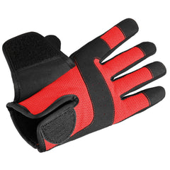 Series-4 Full Finger Polyester Men’s Weightlifting Gloves with Anti Slip Palm Pad and Touchscreen Capability