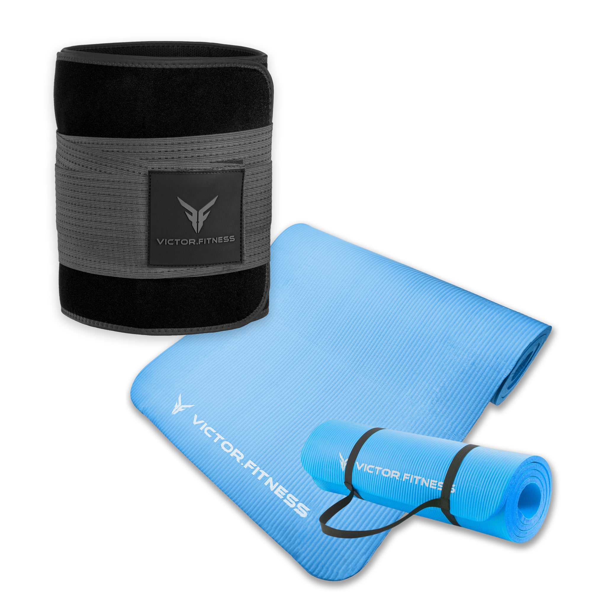 Premium Dry-Grip and Slip-Free Exercise Yoga Mat with Carrying Strap –  Victor Fitness