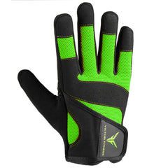 Series-4 Full Finger Polyester Men’s Weightlifting Gloves with Anti Slip Palm Pad and Touchscreen Capability