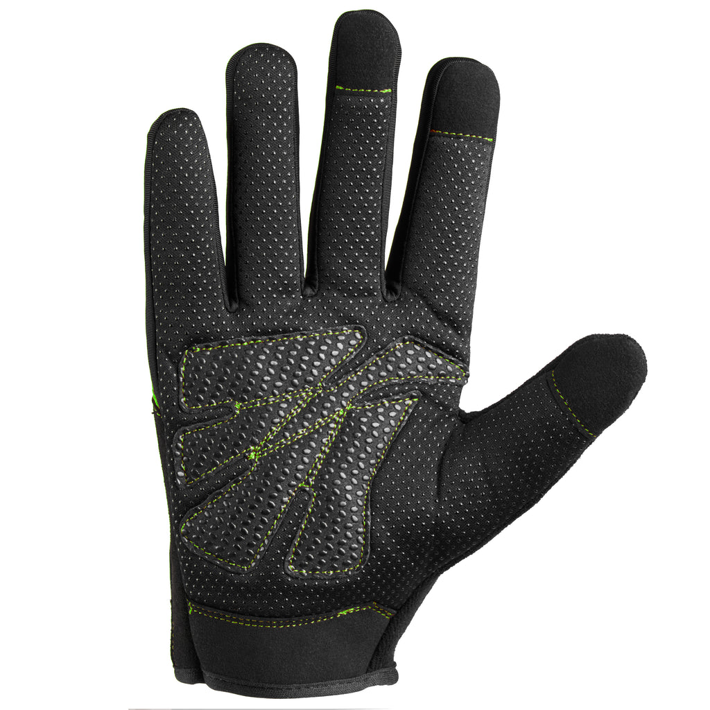 Series-4 Full Finger Polyester Men’s Weightlifting Gloves with Anti Slip Palm Pad and Touchscreen Capability