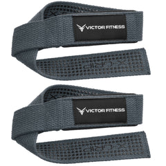 24" Padded Weightlifting Wrist Straps with X-Grip