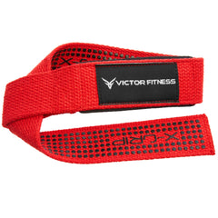 24" Padded Weightlifting Wrist Straps with X-Grip