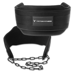 Neoprene Double Layer 15mm Thick Universal Dip Belt with Heavy-Duty Steal Chain