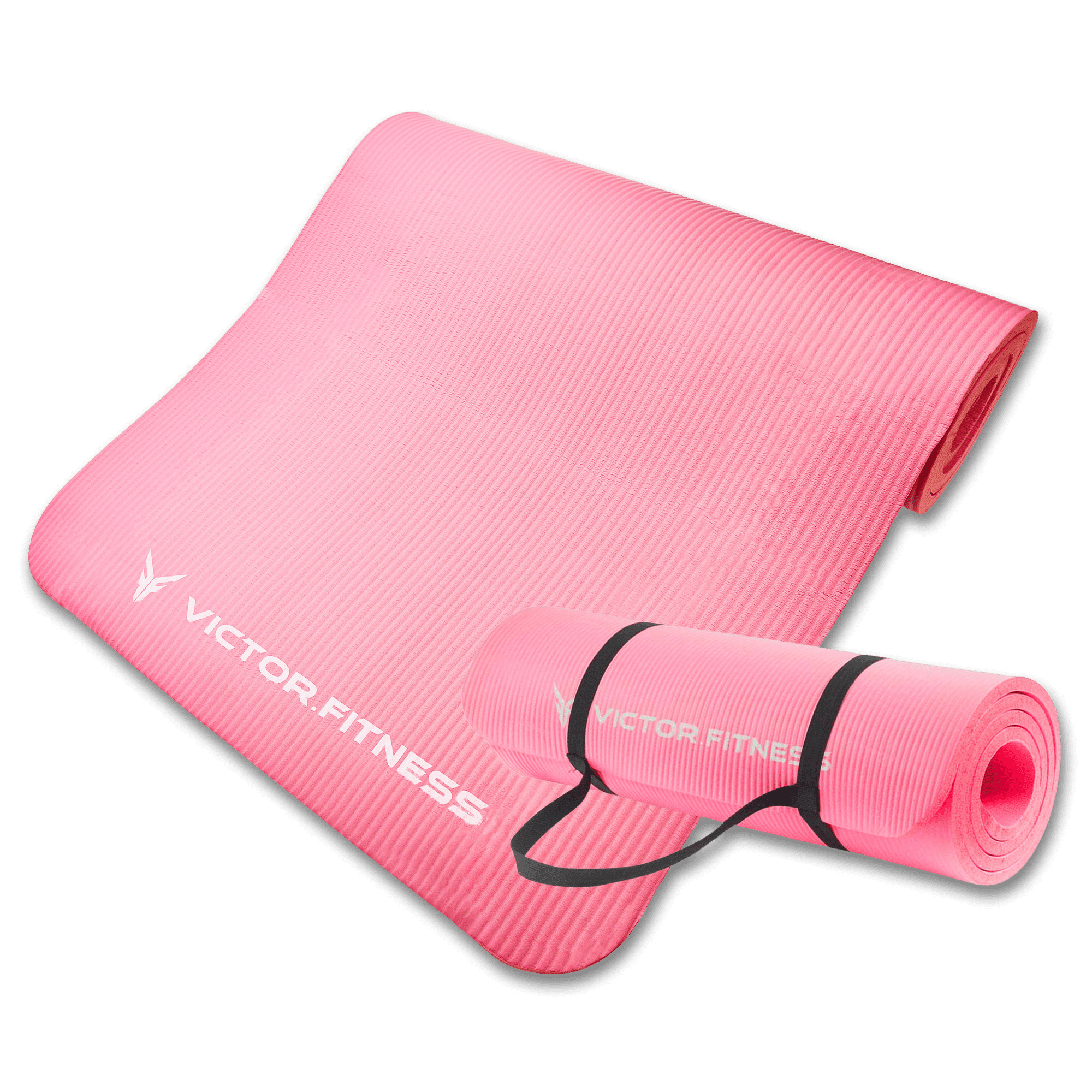 Thick Anti-Slip Exercise Yoga Mat with Carrying Strap – Victor Fitness