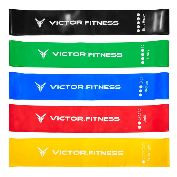 REXbands Exercise Resistance Loop Bands for Women and Men - 5 Pack