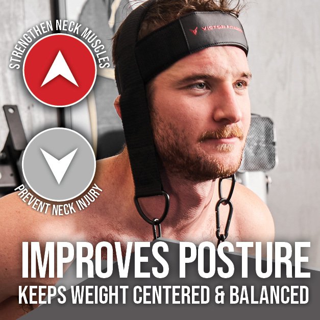 Weight Lifting Padded Neck Head Harness