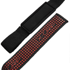 24" Padded Weightlifting Wrist Straps with X-Grip