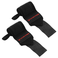 18" Powerlifting Wrist Wraps with Thumb Loops