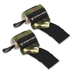 18" Powerlifting Wrist Wraps with Thumb Loops