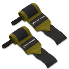 18" Powerlifting Wrist Wraps with Thumb Loops