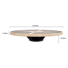 Wooden Non-Slip Wobble Balance Board Core Trainer