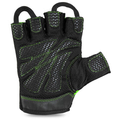 Series-5 Fingerless Leather Men's Weightlifting Gloves with Full Palm Protection