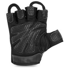 Series-6 Fingerless Leather Women's Weightlifting Gloves with Full Palm Protection