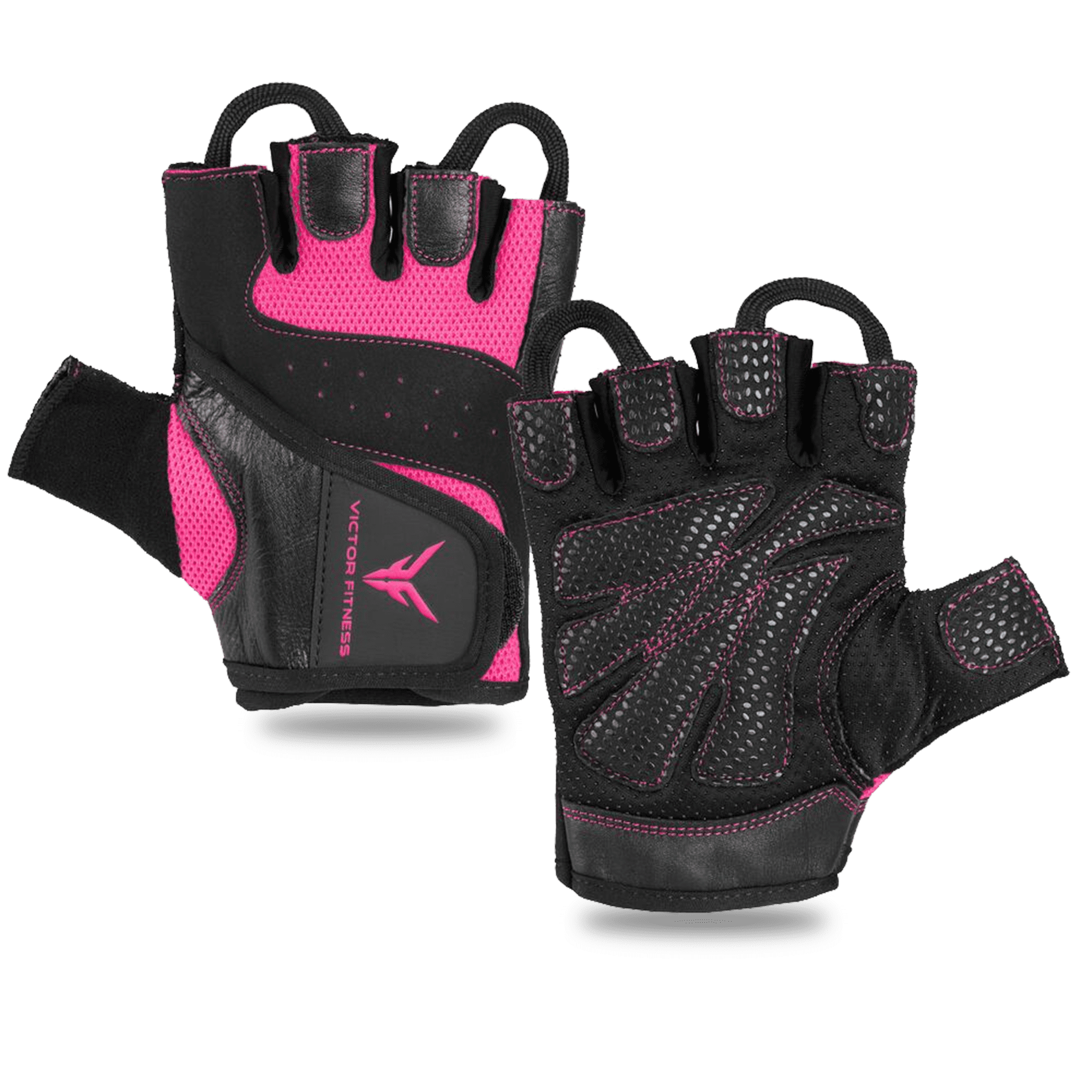 Series 6 Fingerless Leather Women s Weightlifting Gloves with Full