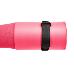 100% Top-Grain Leather Tapered Pink Weightlifting Belt with Squat Pad and Barbell Clamps