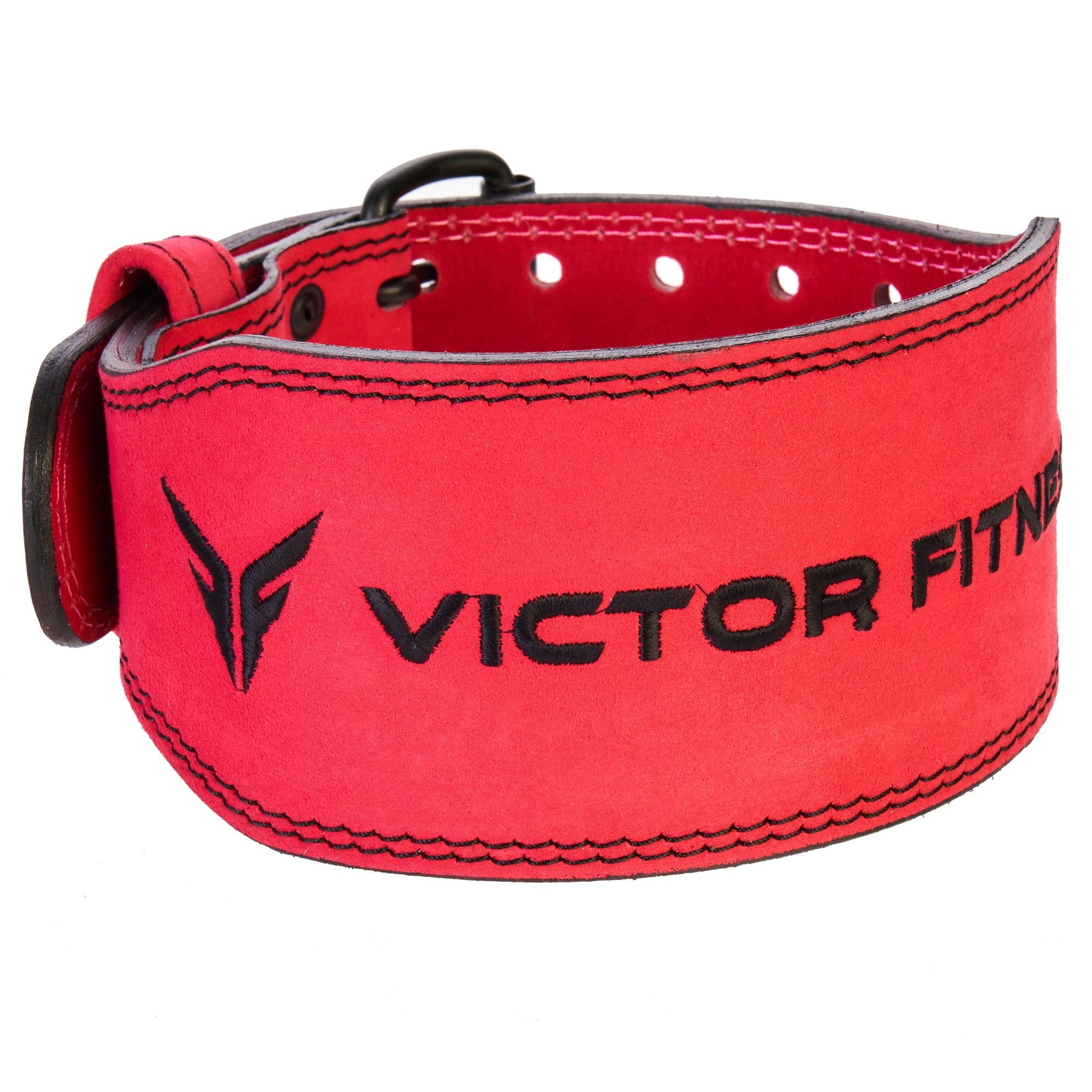 Pink Leather Weightlifting Belt with Squat Pad and Barbell Clamps – Victor  Fitness