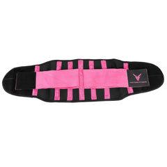 Premium Pink Back Support Belt with Adjustable Velcro Straps