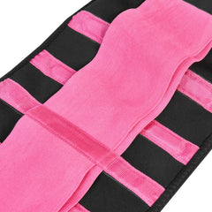 Premium Pink Back Support Belt with Adjustable Velcro Straps