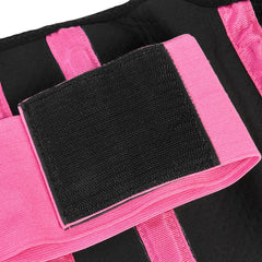 Premium Pink Back Support Belt with Adjustable Velcro Straps