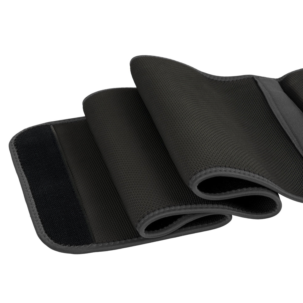 Thick Anti-Slip Exercise Yoga Mat with Carrying Strap with Premium Neoprene Waist Trainer Belt with Adjustable Velcro Straps
