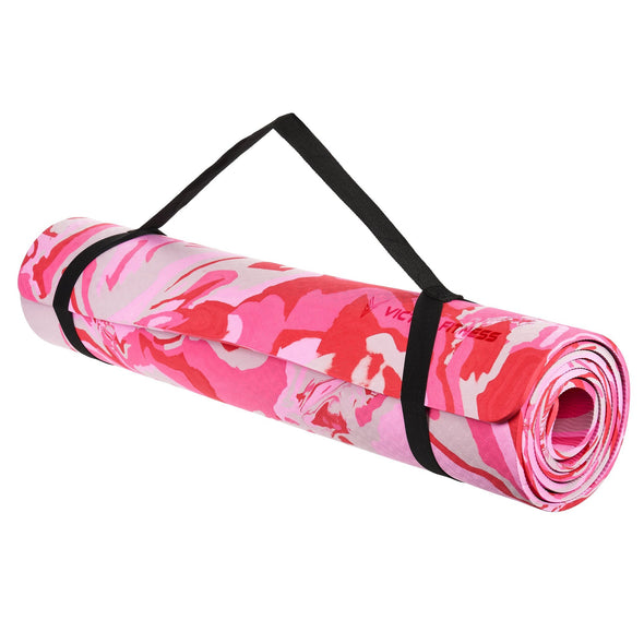 Premium Dry-Grip and Slip-Free Exercise Yoga Mat with Carrying Strap - Victor.Fitness