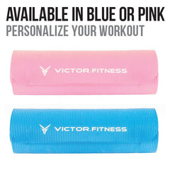 Thick Anti-Slip Exercise Yoga Mat with Non-Slip Fabric Booty Bands